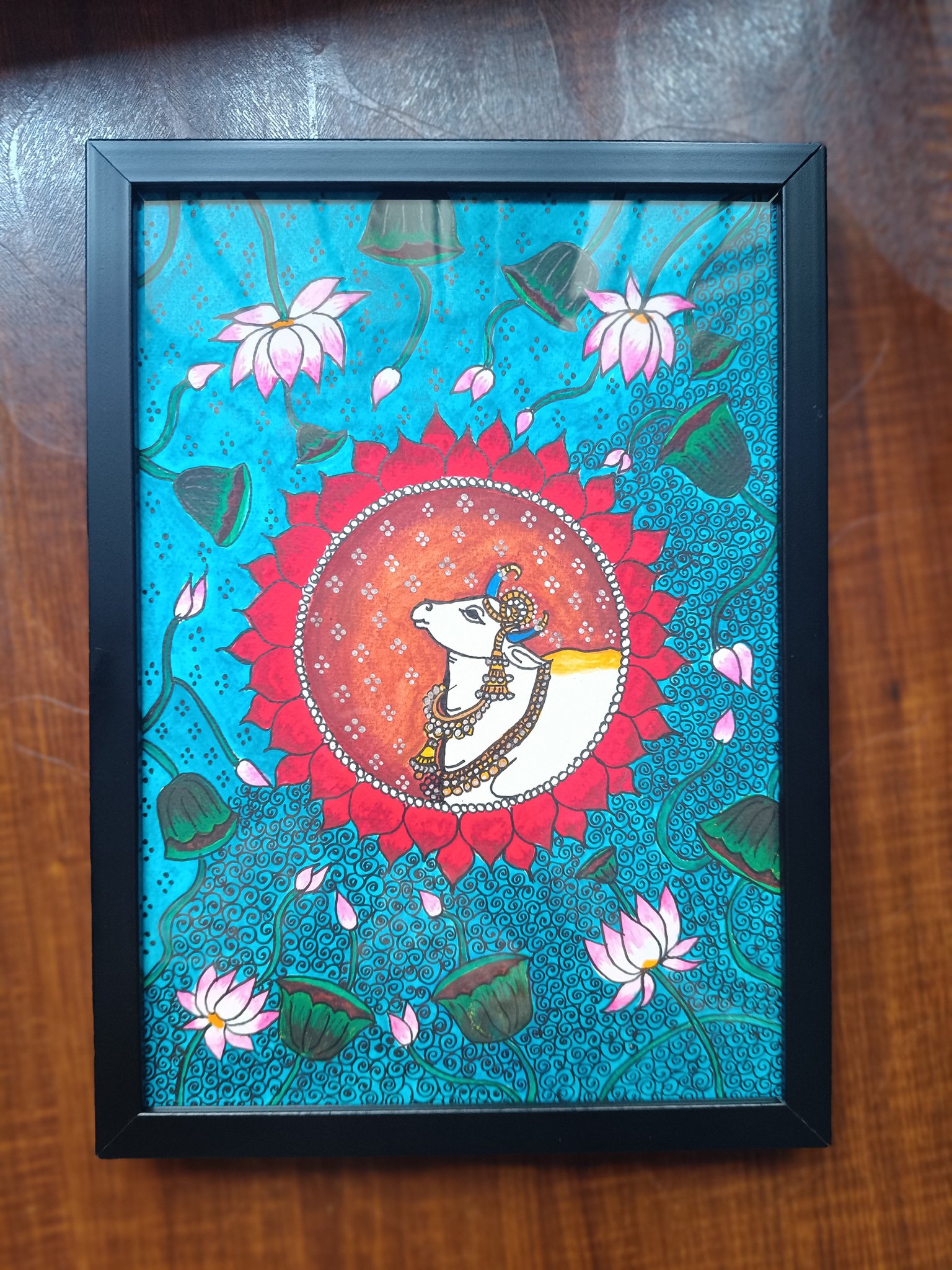 Indian Cow - Traditional painting